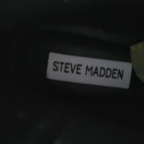 Steve Madden Leather Lorali Black Chelsea Ankle Boot Equestria Barn Shoe Women 7 - Picture 7 of 8